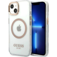 Guess GUHMP13MHTRMD iPhone 13 6.1 "gold / gold hard case Metal Outline Magsafe