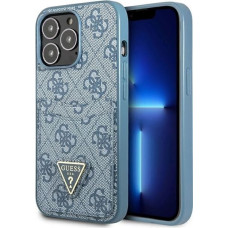 Guess GUHCP13XP4TPB iPhone 13 Pro Max 6.7" blue/blue hardcase 4G Triangle Logo Cardslot