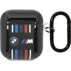 BMW BMA222SWTK AirPods 1/2 cover black/black Multiple Colored Lines