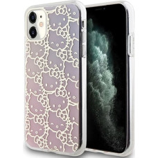 Hello Kitty IML Gradient Electrop Crowded Kitty Head Case for iPhone 11 / Xr - Pink