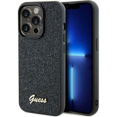 Guess Disco Metal Script case for iPhone 14 Pro Max - black