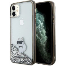 Karl Lagerfeld Liquid Glitter Choupette case for iPhone 11 / Xr - transparent