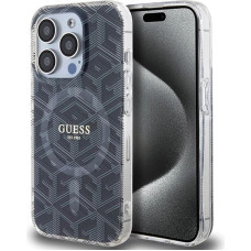 Guess IML GCube MagSafe case for iPhone 15 Pro - black