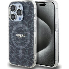 Guess IML GCube MagSafe case for iPhone 15 Pro Max - black