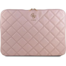 Guess Quilted 4G cover for a 16" laptop - pink