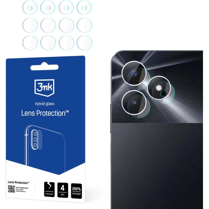 3Mk Protection 3mk Lens Protection™ hybrid camera glass for Realme Note 50