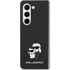 Karl Lagerfeld Saffiano Karl&Choupette Pin case for Samsung Galaxy A55 - black