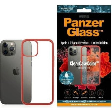 Panzerglass ClearCase case for iPhone 12 Pro Max - transparent and red