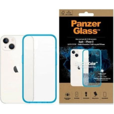 Panzerglass ClearCase antibacterial case with Military Grade certificate for iPhone 13 / 14 / 15 - transparent blue