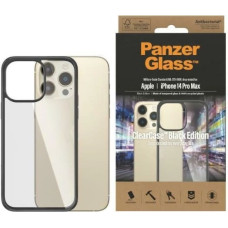 Panzerglass ClearCase antibacterial case for iPhone 14 Pro Max - transparent and black