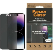 Panzerglass Ultra-Wide Fit Antibacterial Privacy Tempered Glass for iPhone 14 Pro Max