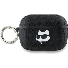 Karl Lagerfeld Monogram Choupette Head case for AirPods Pro 2 - black