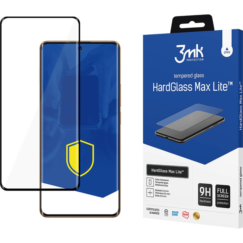 3Mk Protection 9H 3mk HardGlass Max Lite™ glass for Realme 11 Pro / 11 Pro+ / Moto Edge 30 Ultra / 40 Pro