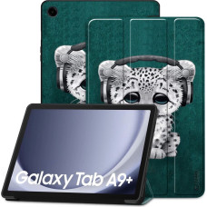 Tech-Protect SmartCase for Samsung Galaxy Tab A9+ 11" X210 / X215 / X216 - blue with cat