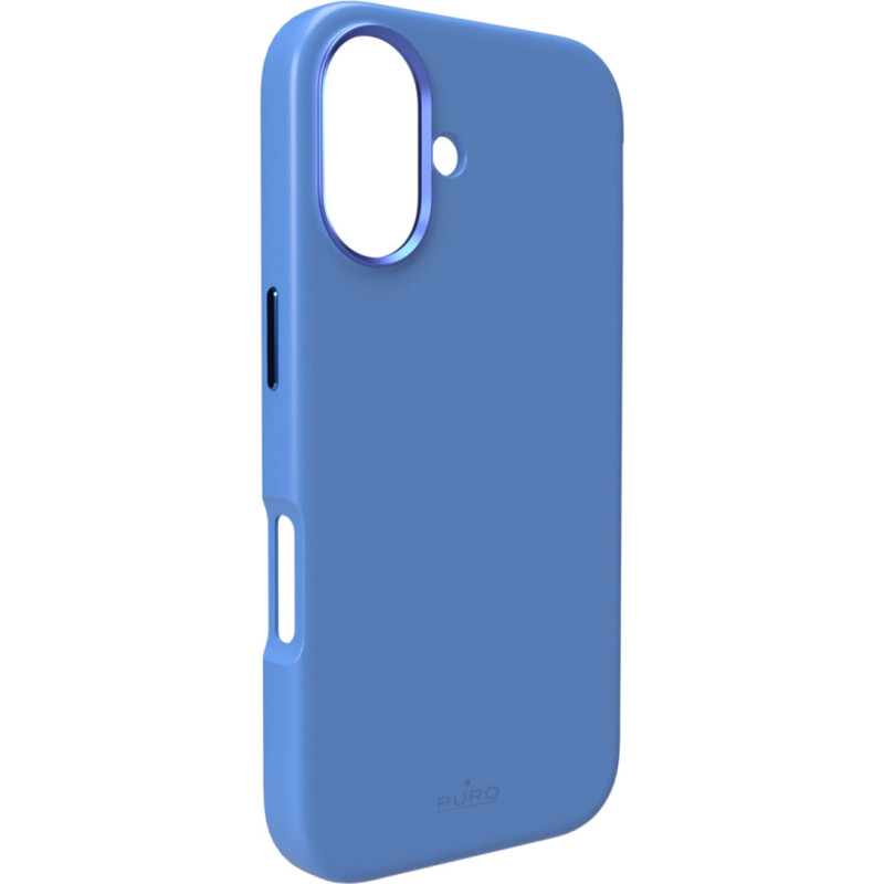 Puro Icon Mag Pro MagSafe Silicone Case for iPhone 16 - Blue