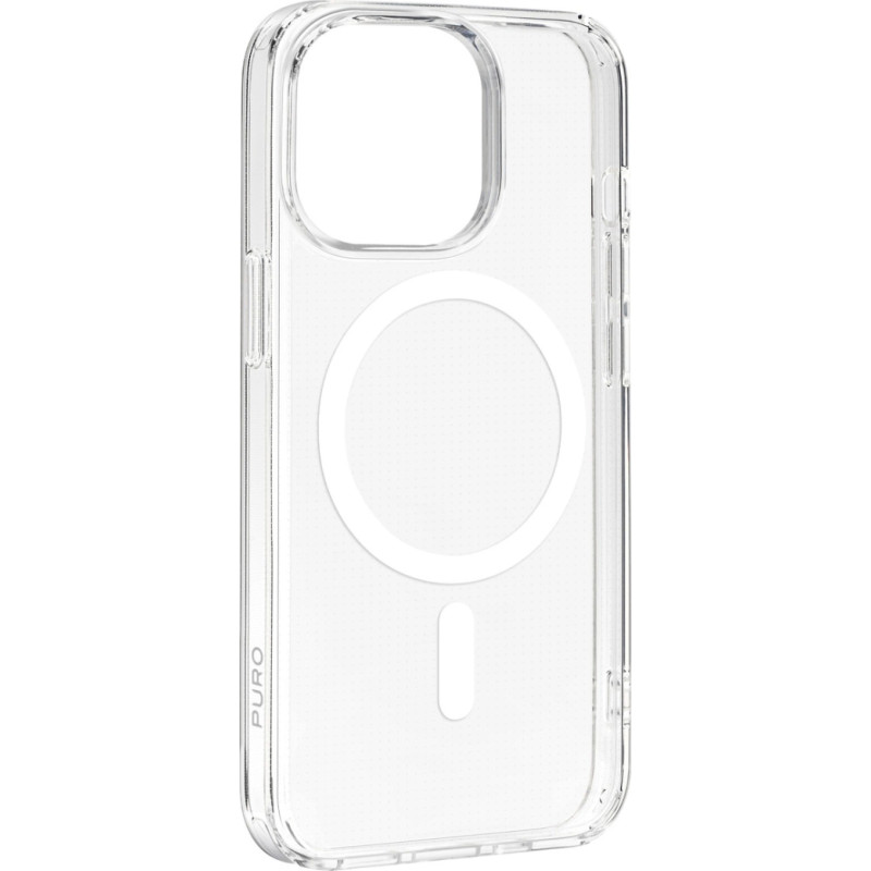 Puro Lite Mag MagSafe Silicone Case for iPhone 15 Pro Max - Transparent