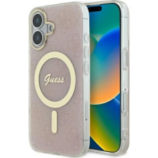 Guess IML 4G MagSafe iPhone 16 Case - Pink