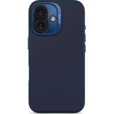 Decoded AntiMicrobial Silicone Backcover Case with MagSafe for iPhone 16 - Navy Blue