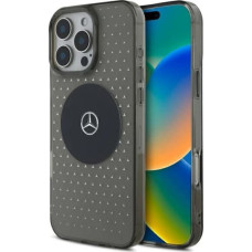 Mercedes MB Case Star Pattern for iPhone 16 Pro - Black