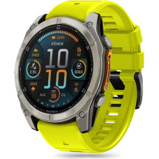 Tech-Protect Silicone Line Strap for Garmin Fenix 5X / 5X Plus / 6X / 6X Pro / 7X / 8 (51 mm) - Green