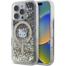 Hello Kitty Liquid Glitter Fever MagSafe iPhone 16 Pro Case - Gold