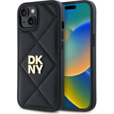 Dkny Quilted Stack Logo iPhone 14 Case - Black