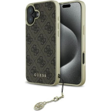 Guess 4G Charms Collection iPhone 16 Plus Case - Brown