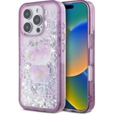 Hello Kitty Liquid Glitter 50TH Anniversary Party iPhone 16 Pro Max Case - Purple