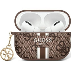 Guess GUAP2P4RPSW AirPods Pro 2 (2022/2023) cover brown/brown 4G Printed Stripes Charm