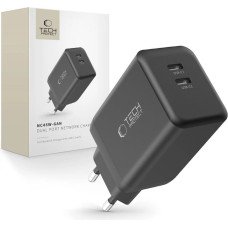 Tech-Protect NC45W-GAN 2-PORT PD45W wall charger - black