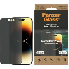 Panzerglass Ultra-Wide Fit Tempered Glass Antibacterial Privacy with Positioner for iPhone 14 Pro