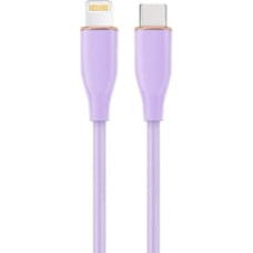 Gembird Kabelis Gembird Premium silicon 8-pin Male - USB Type-C Male 1.5m Violet