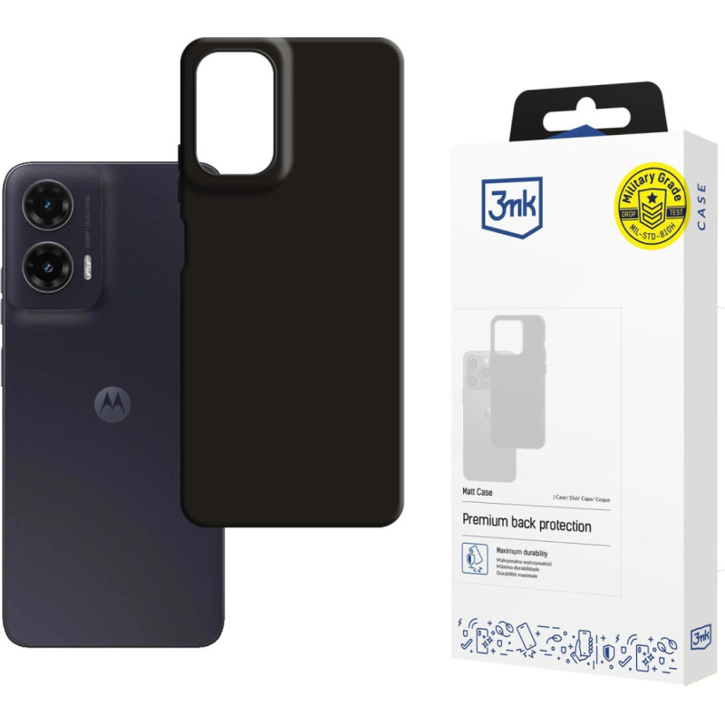 3Mk Protection 3mk Matt Case for Motorola Moto G35 5G - Black