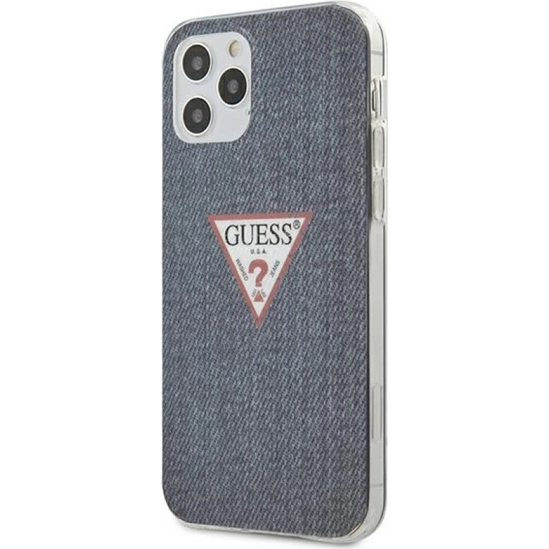 Guess GUHCP12MPCUJULDB iPhone 12/12 Pro 6.1" navy/dark blue hardcase Jeans Collection