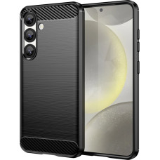 Hurtel Etui silikonowe Carbon Case do Samsung Galaxy S25 - czarne