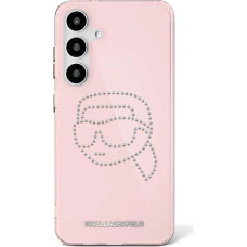 Karl Lagerfeld Etui Karl Lagerfeld Rhinestones K. Head Logo Samsung Galaxy S25 różowy