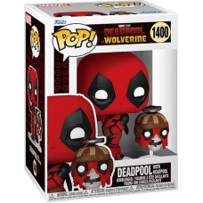 Funko POP! Vinila figūra: Marvel: Deadpool & Wolverine - Deadpool & Headpool