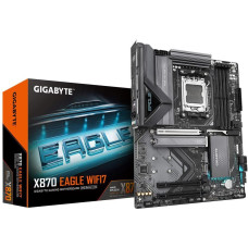 Gigabyte Mainboard|GIGABYTE|AMD X870|SAM5|ATX|Memory DDR5|Memory slots 4|2xPCI-Express 3.0 1x|1xPCI-Express 5.0 16x|3xM.2|1xHDMI|4xUSB 2.0|4xUSB 3.2|2xUSB-C|1xRJ45|3xAudio port|X870EAGLEWIFI71.1