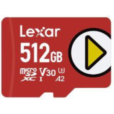 Lexar MEMORY MICRO SDXC 512GB UHS-I/PLAY LMSPLAY512G-BNSNG LEXAR