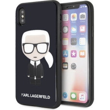 Karl Lagerfeld Iconic Karl Glitter iPhone X/XS Case - Black