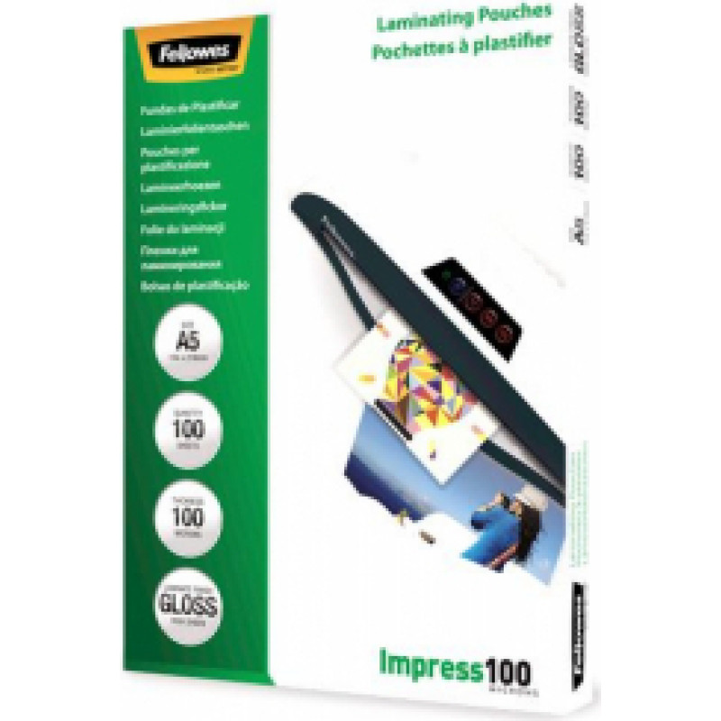 Fellowes Laminēšanas plēves Fellowes A5 100gab 100u