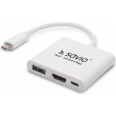 Savio Adapteris Savio USB Type-C - HDMI