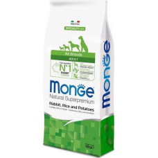 Monge ALL BREEDS Adult Rabbit, Rice and Potatoes 12 kg - barība suņiem