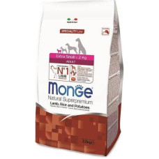 Monge EXTRA SMALL Adult Lamb, Rice and Potatoes 2,5 kg - barība suņiem