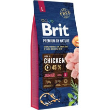 Brit PREMIUM By Nature Junior L 15 kg barība kucēniem