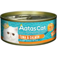 Aatas Cat Tantalizing Tuna&Salmon 80g - konservi kaķiem