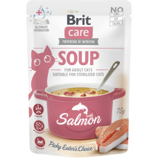 Brit Care Cat Soup Salmon 75 g