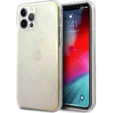 Guess GUHCP12L3D4GIRBL iPhone 12 Pro Max 6.7" Opal/Iridescent Hardcase 4G 3D Pattern Collection