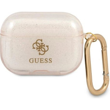 Guess GUAPUCG4GD AirPods Pro cover gold/gold Glitter Collection