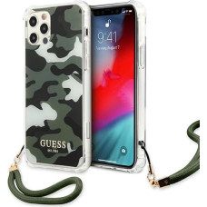 Guess GUHCP12LKSARKA iPhone 12 Pro Max 6.7" green/khaki hardcase Camo Collection